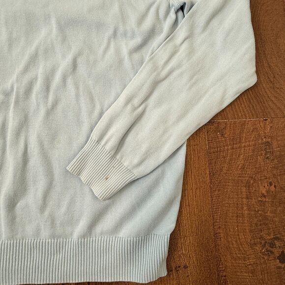 Lacoste Sweater Mens Small Crewneck Pullover Embroidered Croc Casual - Picture 7 of 11